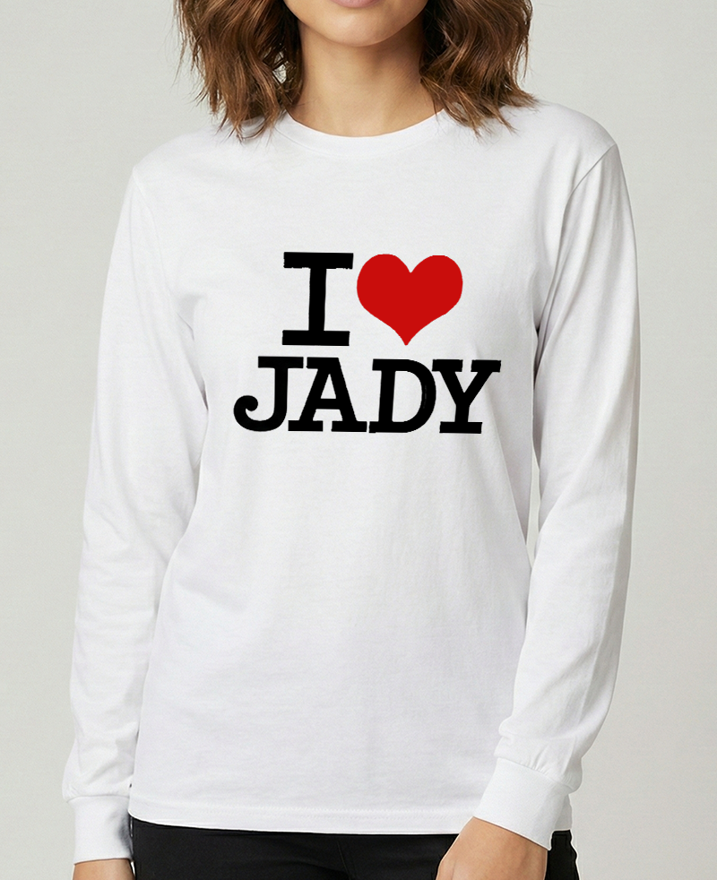 "I♥️JADY big Logo" T-Shirt - Langarm