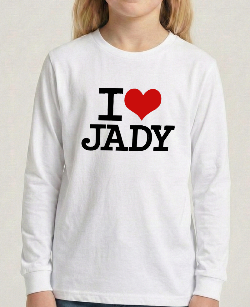 "I♥️JADY big Logo" T-Shirt - Langarm