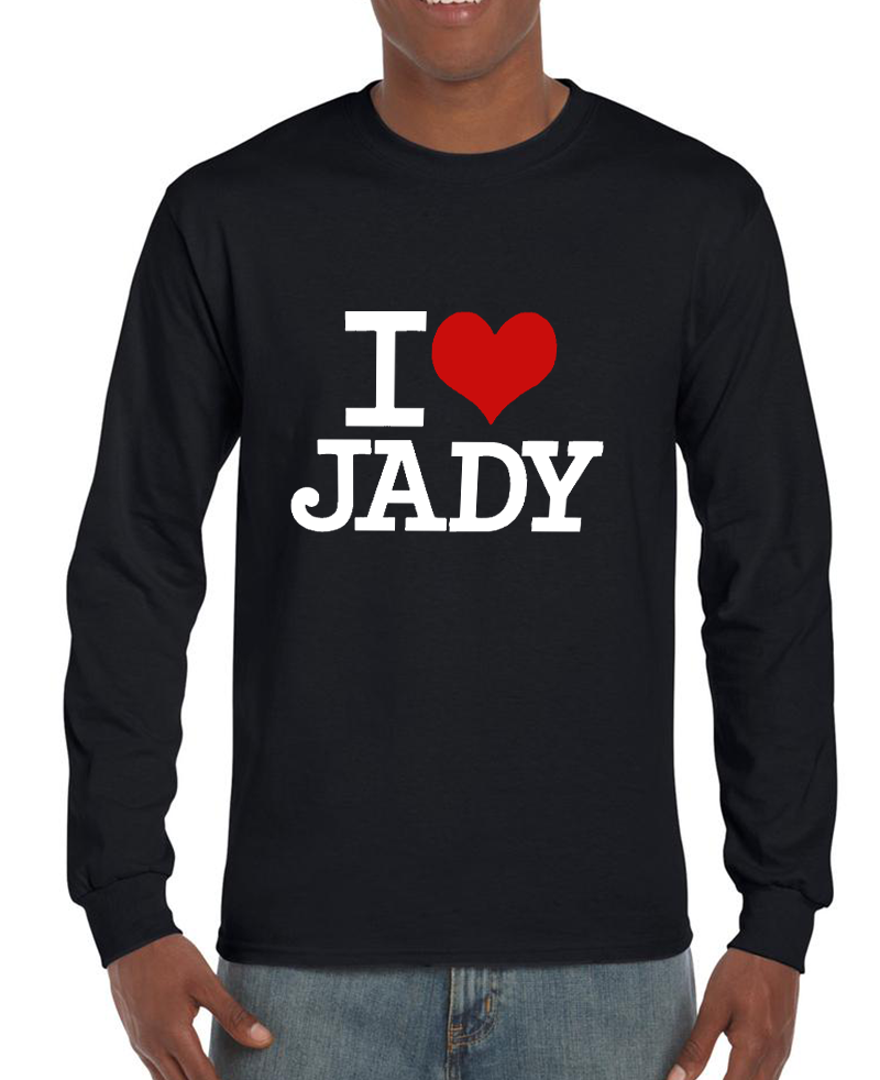 "I♥️JADY big Logo" T-Shirt - Langarm