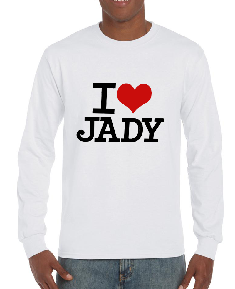 "I♥️JADY big Logo" T-Shirt - Langarm