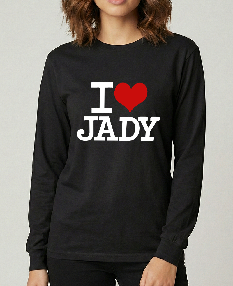 "I♥️JADY big Logo" T-Shirt - Langarm