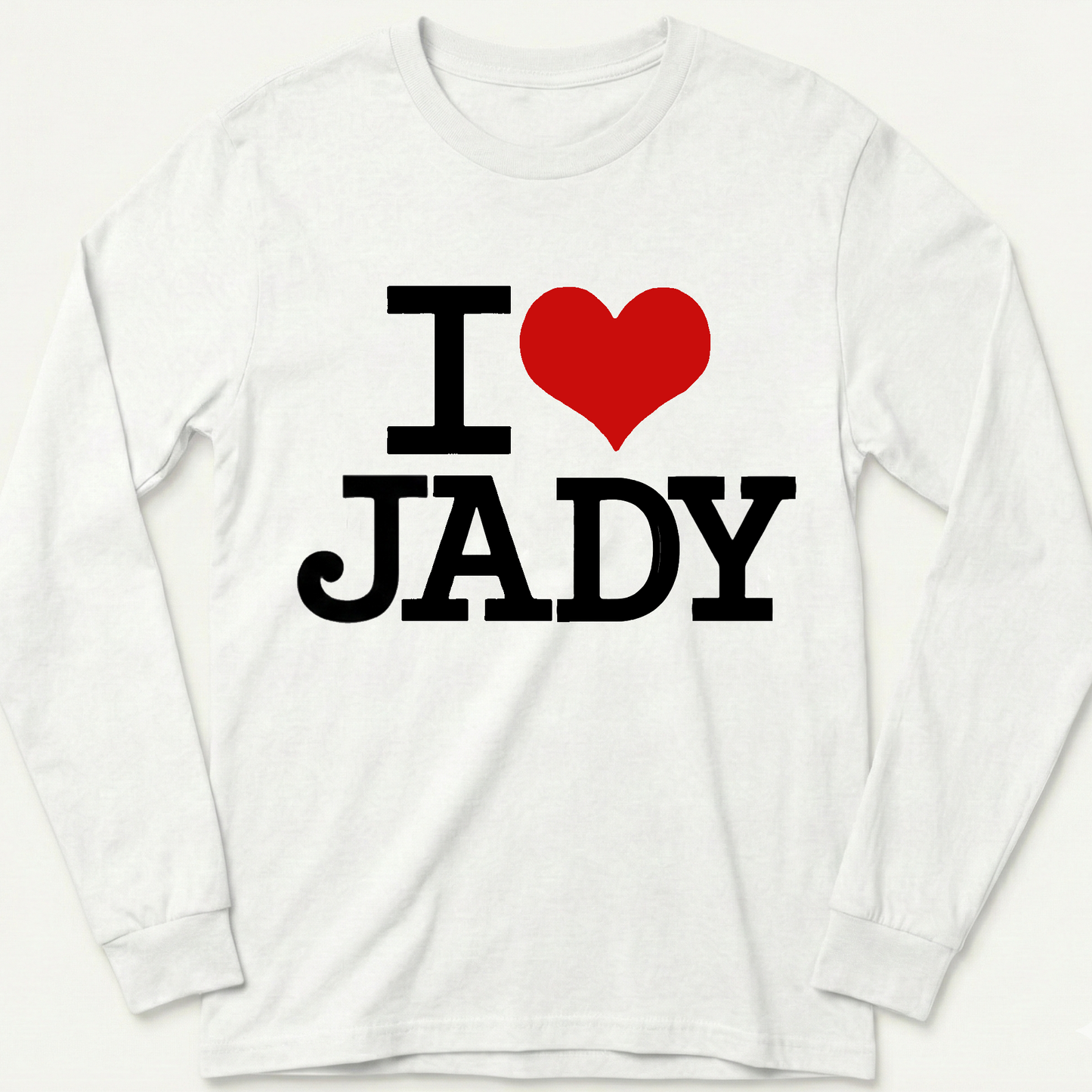 "I♥️JADY big Logo" T-Shirt - Langarm