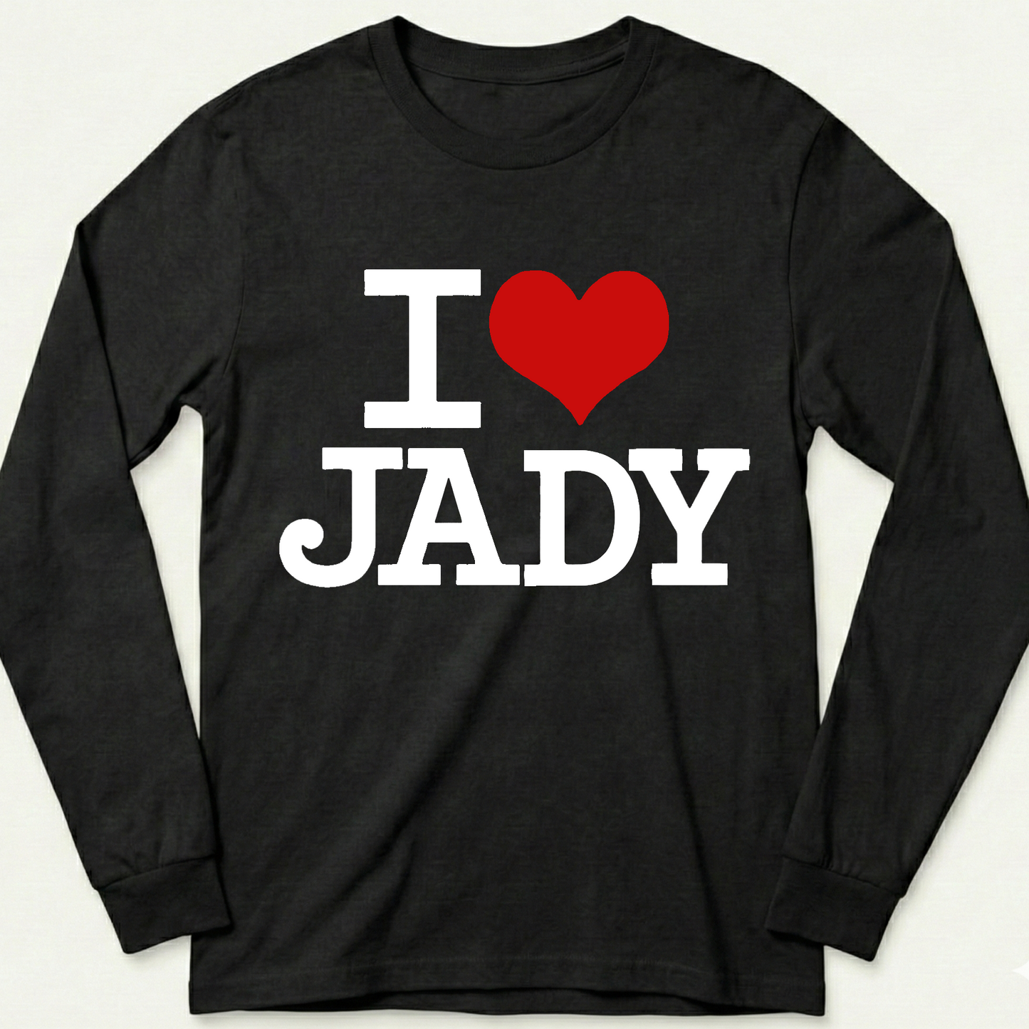 "I♥️JADY big Logo" T-Shirt - Langarm