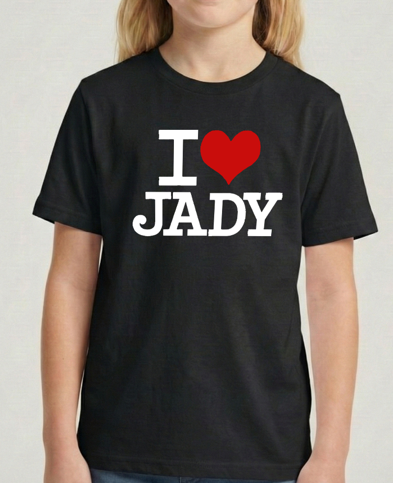 "I♥️JADY big Logo" T-Shirt - Kurzarm