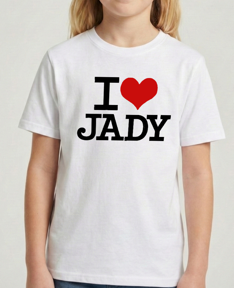 "I♥️JADY big Logo" T-Shirt - Kurzarm