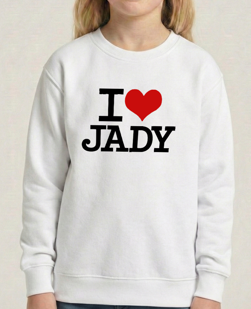 "I♥️JADY big Logo" Sweatshirt