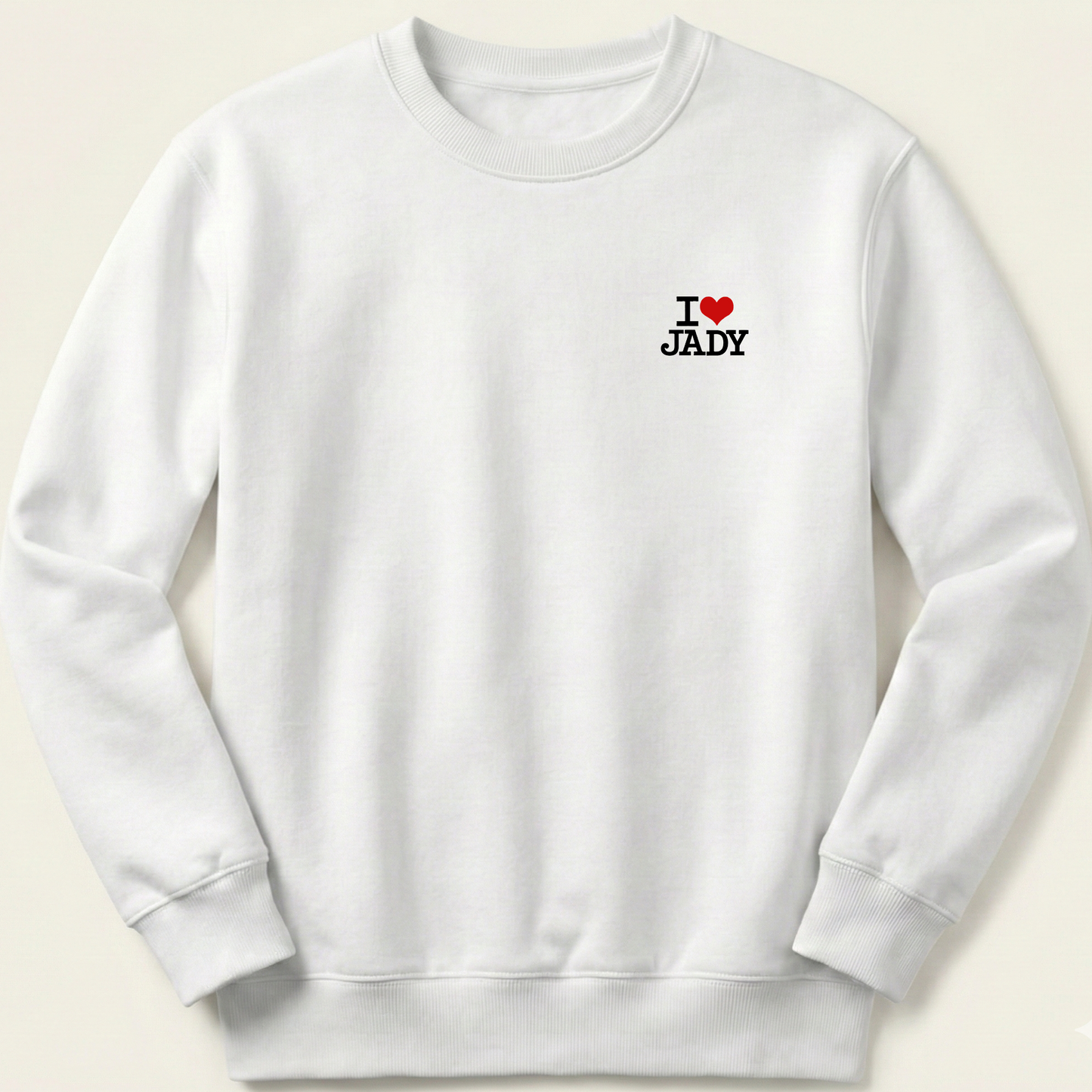 "I♥️JADY small Logo" Sweatshirt
