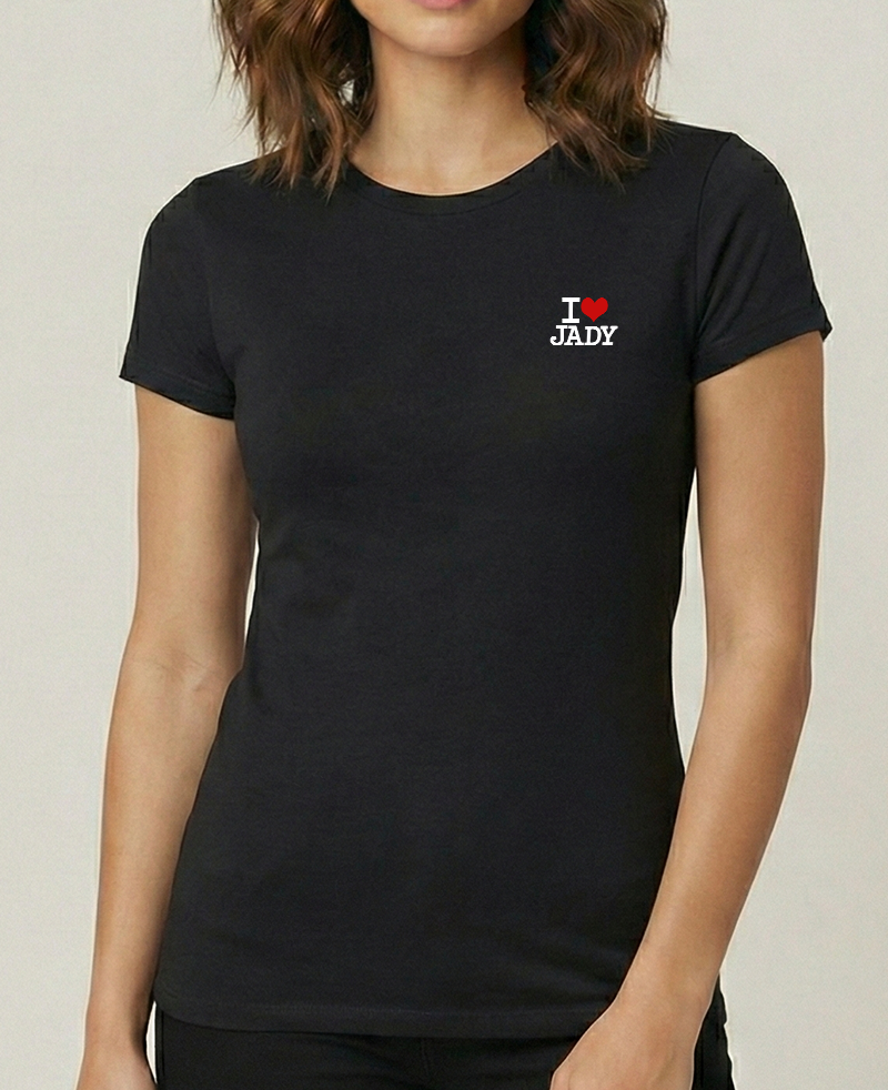 "I♥️JADY small Logo" T-Shirt - Kurzarm