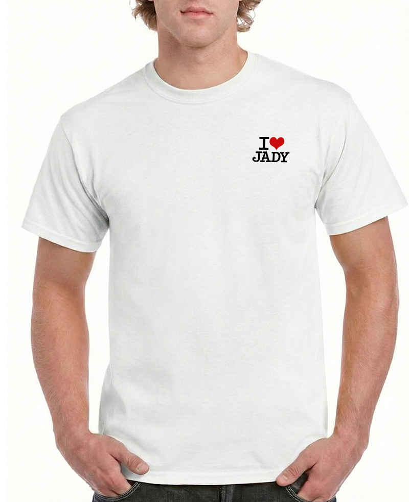 "I♥️JADY small Logo" T-Shirt - Kurzarm