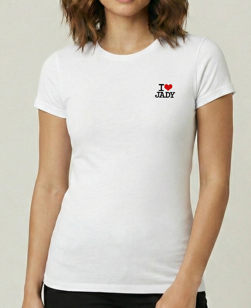 "I♥️JADY small Logo" T-Shirt - Kurzarm