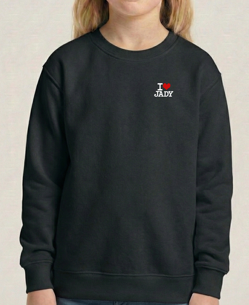 "I♥️JADY small Logo" Sweatshirt