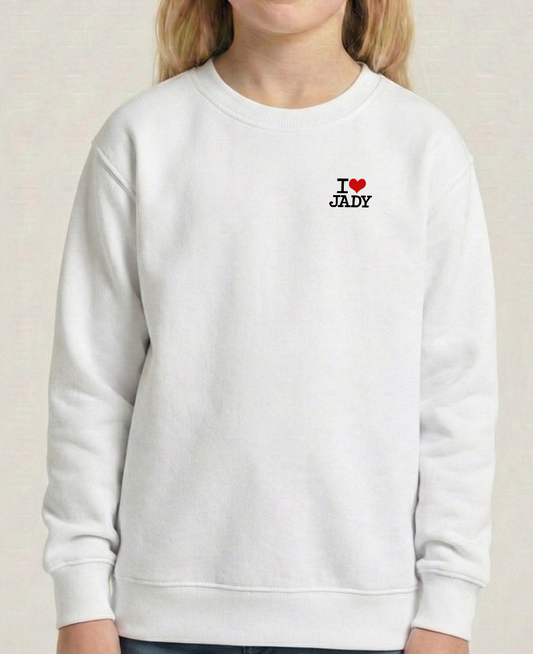 "I♥️JADY small Logo" Sweatshirt