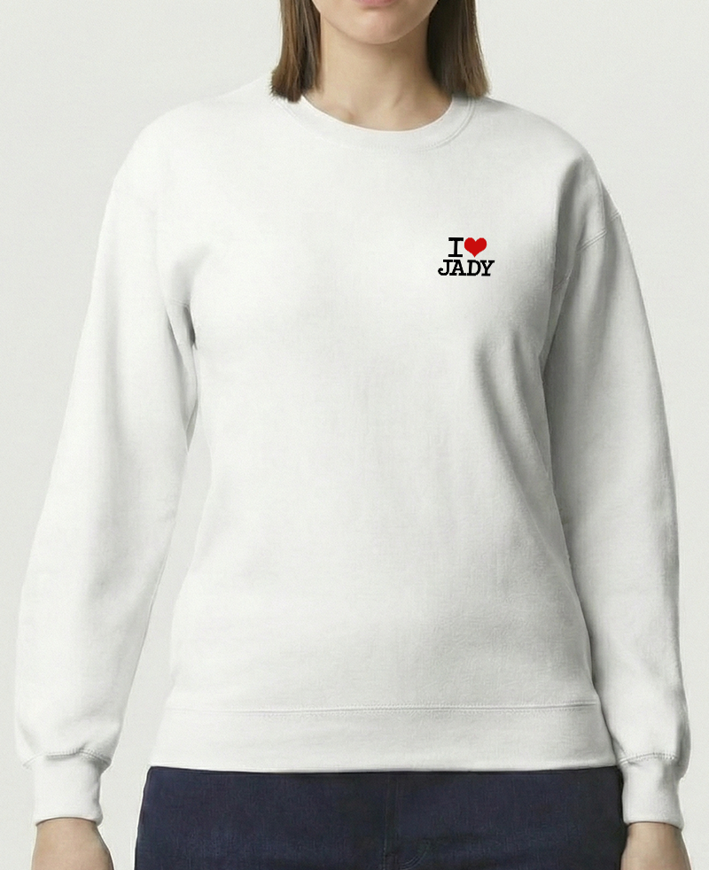 "I♥️JADY small Logo" Sweatshirt