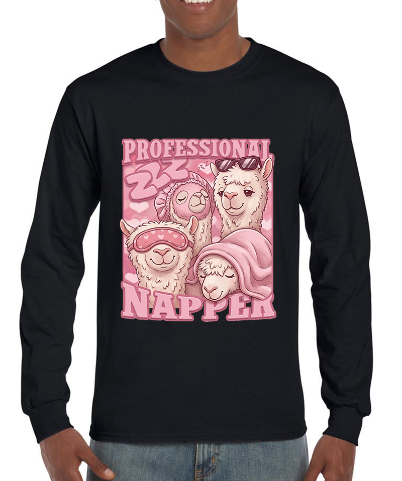 "Pro Napper" T-Shirt - Langarm