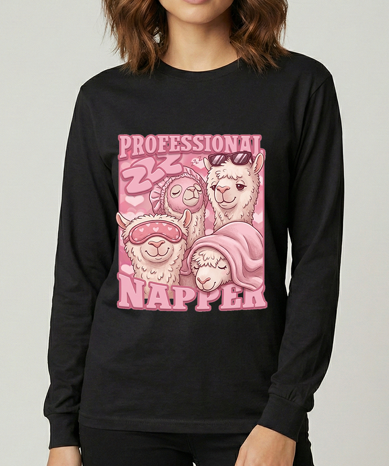 "Pro Napper" T-Shirt - Langarm