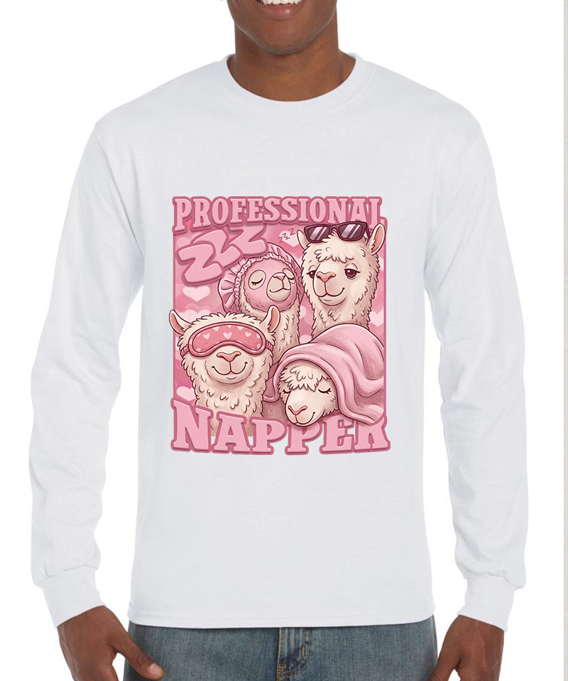 "Pro Napper" T-Shirt - Langarm