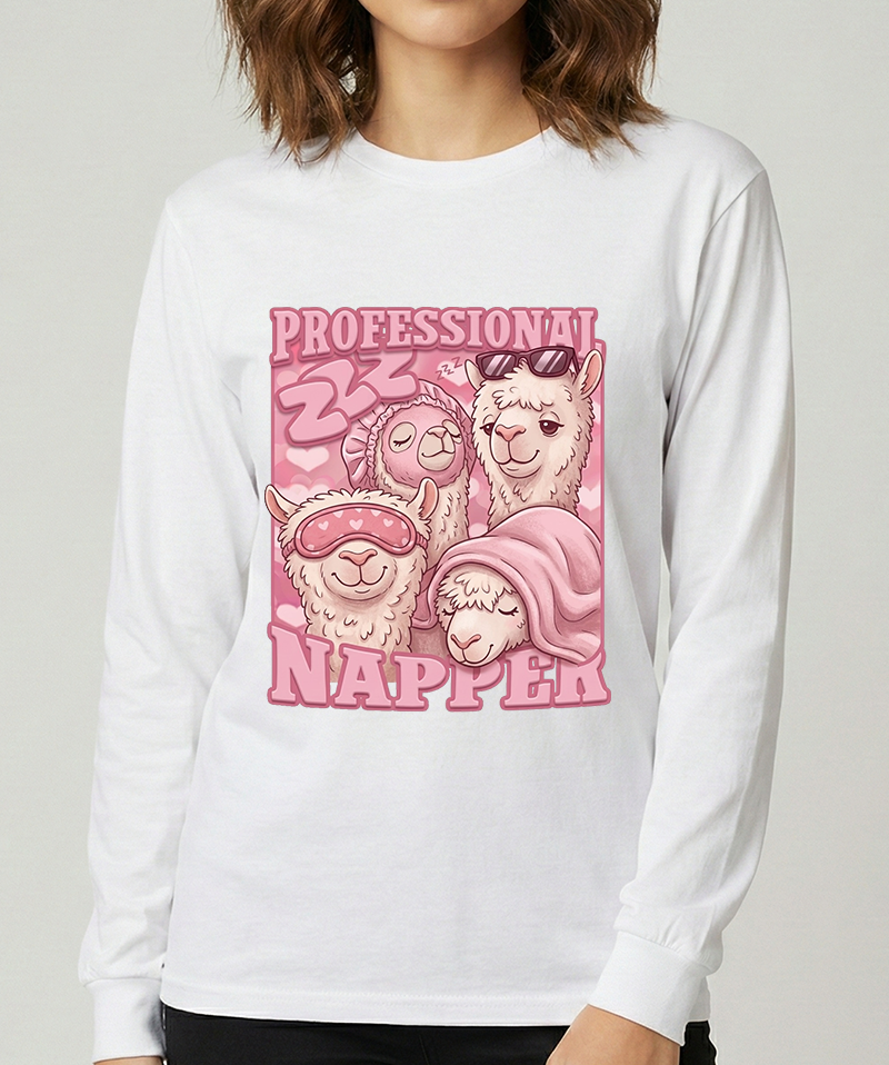 "Pro Napper" T-Shirt - Langarm