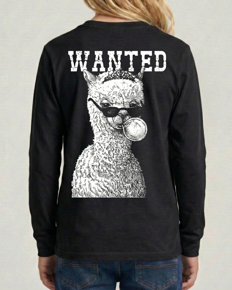 Wanted T-Shirt - Langarm