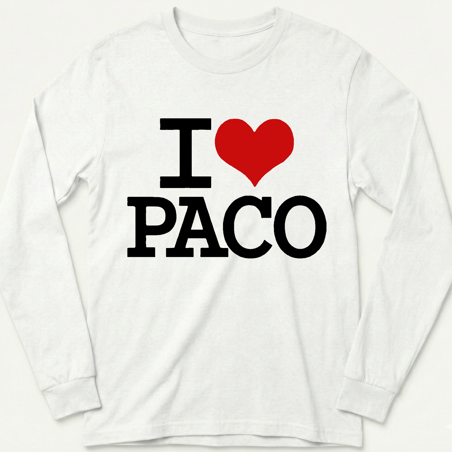 "I♥️PACO big Logo" T-Shirt - Langarm