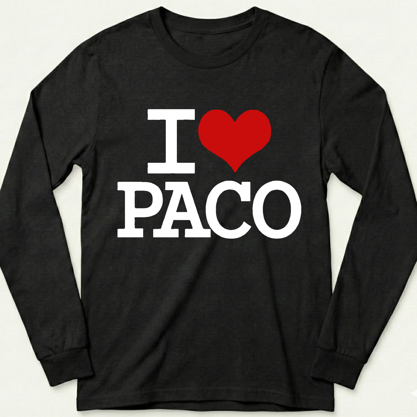 "I♥️PACO big Logo" T-Shirt - Langarm