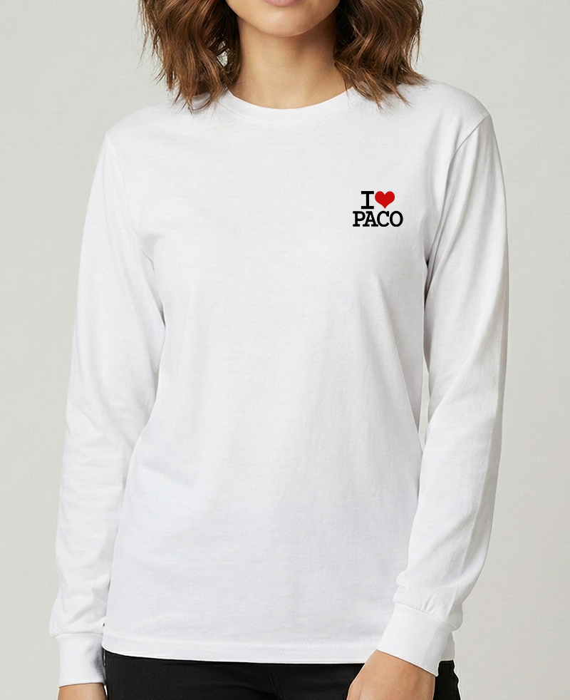 "I♥️PACO small Logo" T-Shirt - Langarm