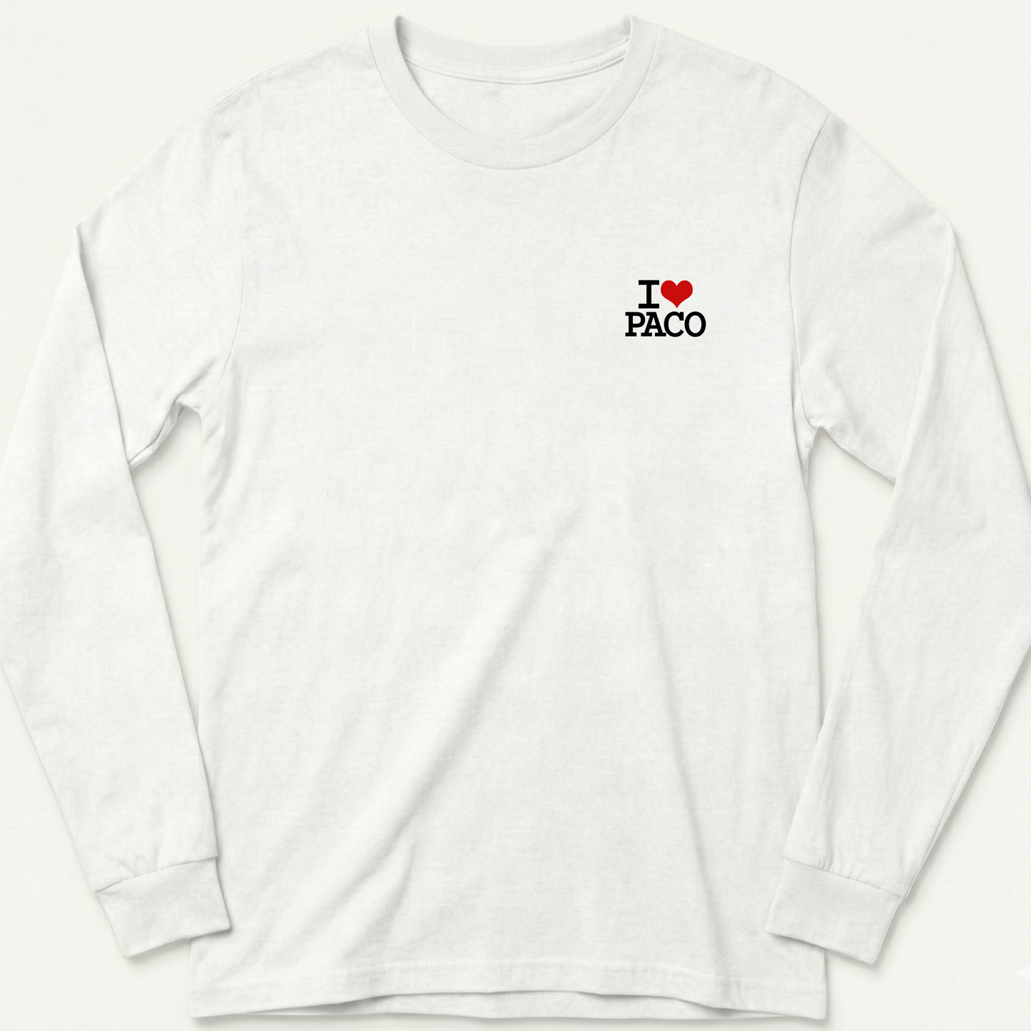 "I♥️PACO small Logo" T-Shirt - Langarm