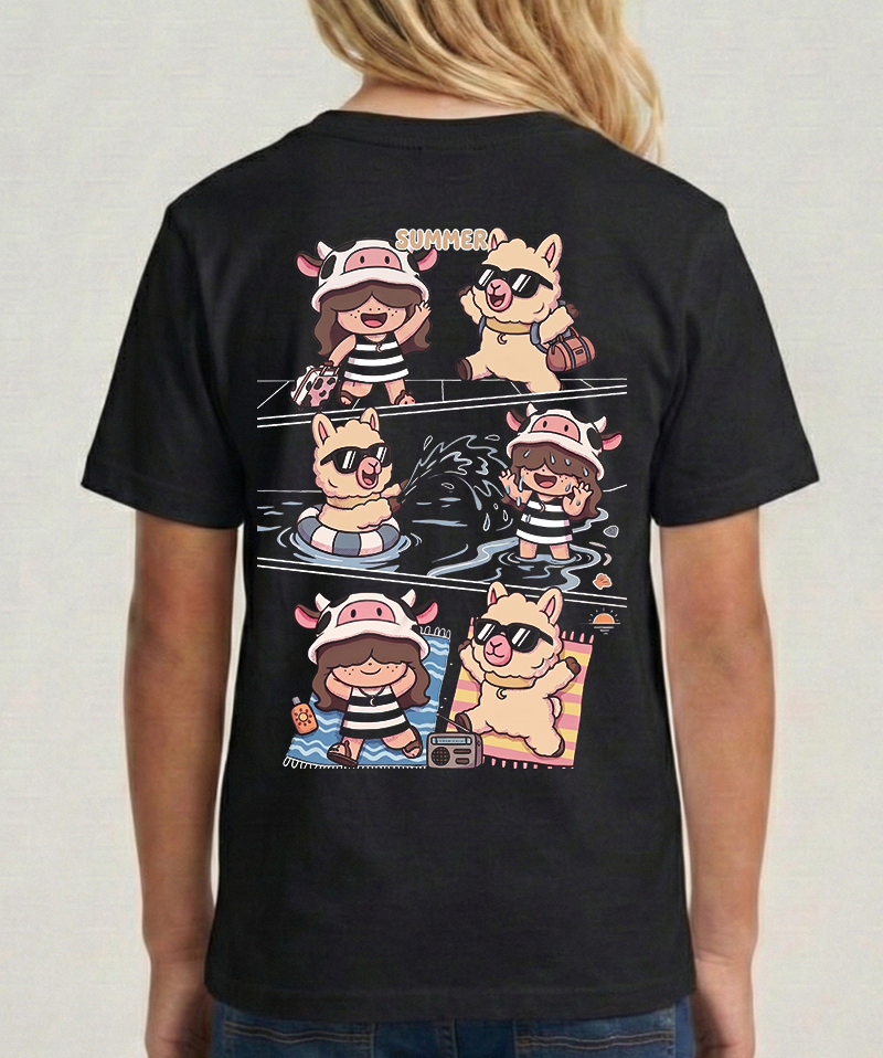 "Summer" T-Shirt - Kurzarm