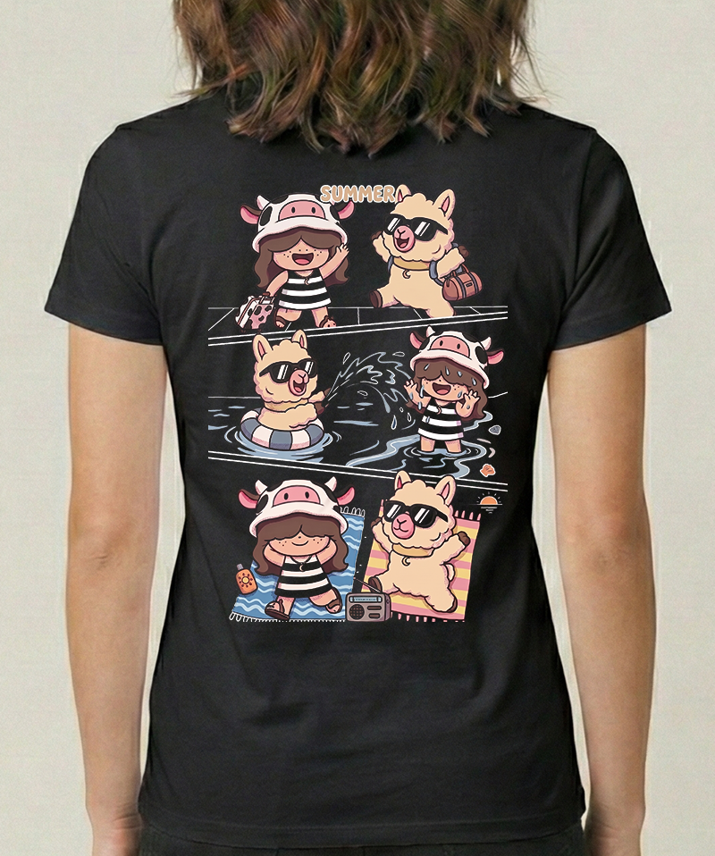 "Summer" T-Shirt - Kurzarm