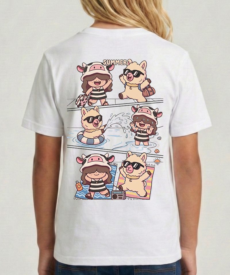 "Summer" T-Shirt - Kurzarm