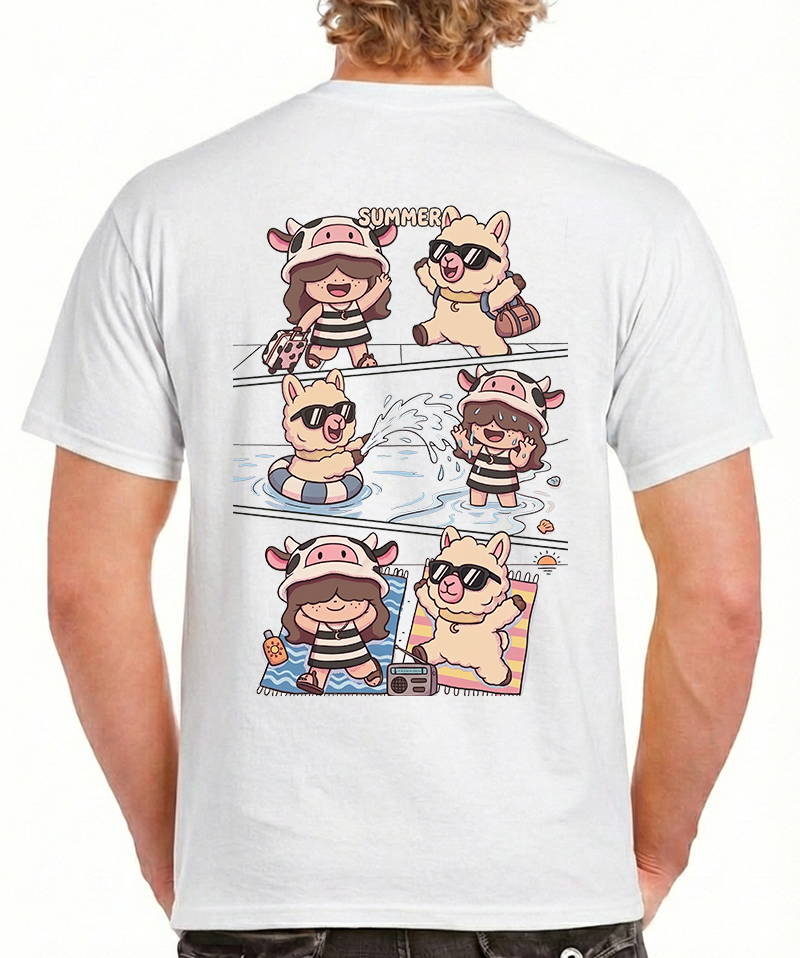 "Summer" T-Shirt - Kurzarm