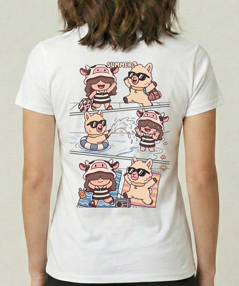 "Summer" T-Shirt - Kurzarm