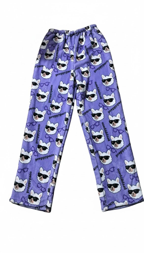 Paco Warme Flanell Pyjamahose – Bequeme Lange Schlafanzughose für Winter